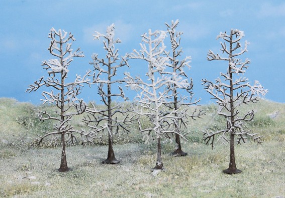 Heki 2105 5 Winterbäume 10 cm