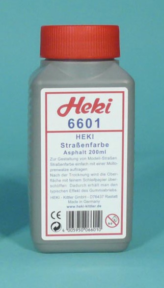 Heki 6601 Straßenfarbe Asphalt, 200 ml