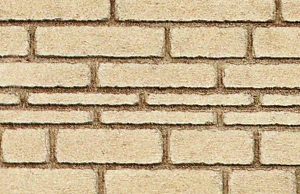 Heki 70602 behauene Natursteinmauer 0/1/H0, 50x25 cm, 2 Stück